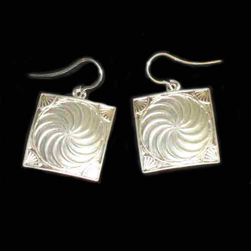 Imagen pendientes espiral colgar